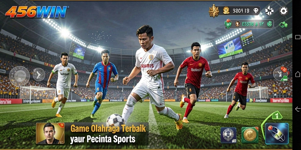 Tampilan gameplay 456WIN dengan aksi seru olahraga.