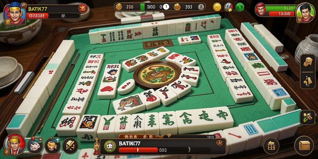 Gameplay Mahjong yang menarik di BATIK77.