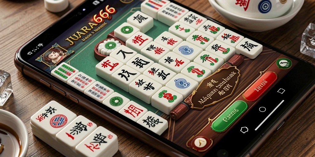 Tangkapan layar gameplay JUARA666 menampilkan keseruan permainan Mahjong.
