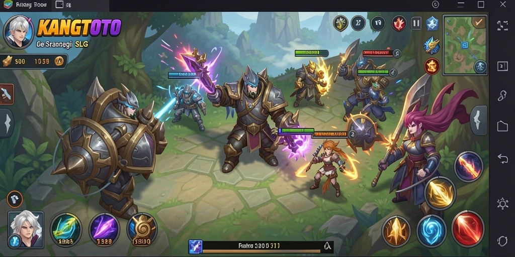 Tampilan gameplay yang menarik dalam KANGTOTO dengan taktik strategis.