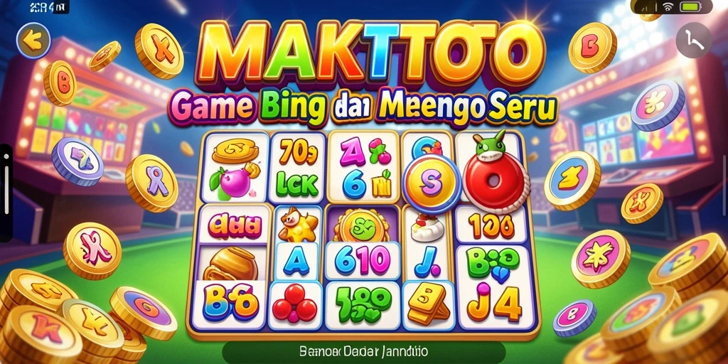 Tampilan gameplay Bingo dalam MAKTOTO yang seru dan kompetitif.