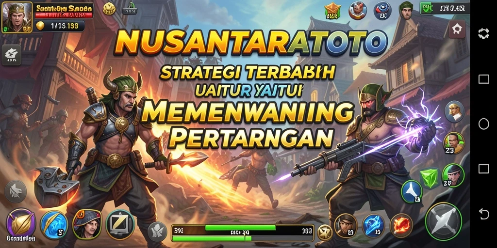 Tampilan gameplay yang seru dan mendebarkan di NUSANTARATOTO.