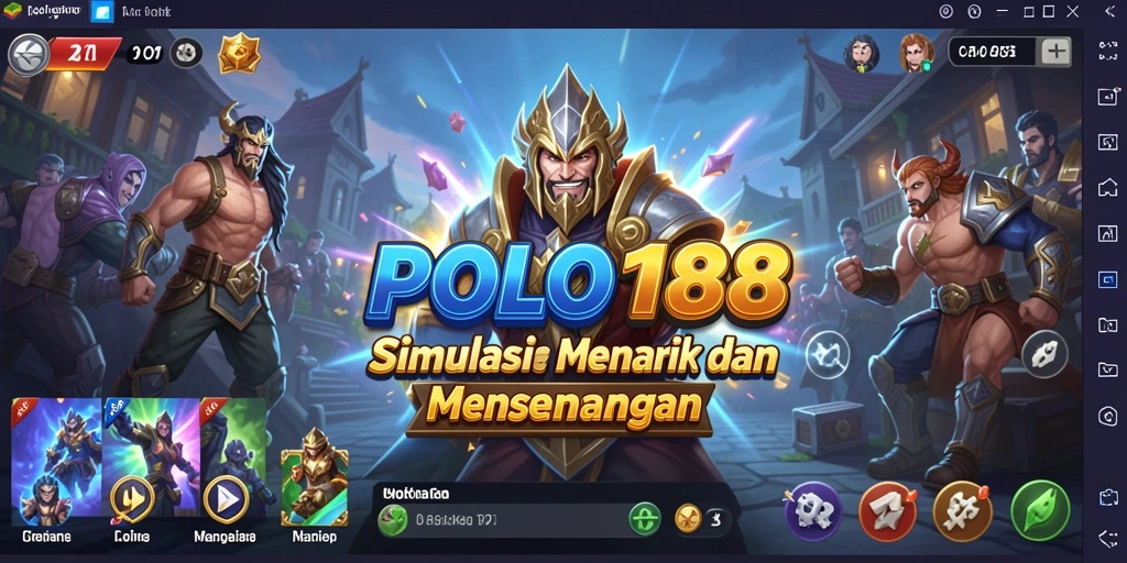 Screenshot gameplay POLO188 yang menampilkan momen seru dalam simulasi.